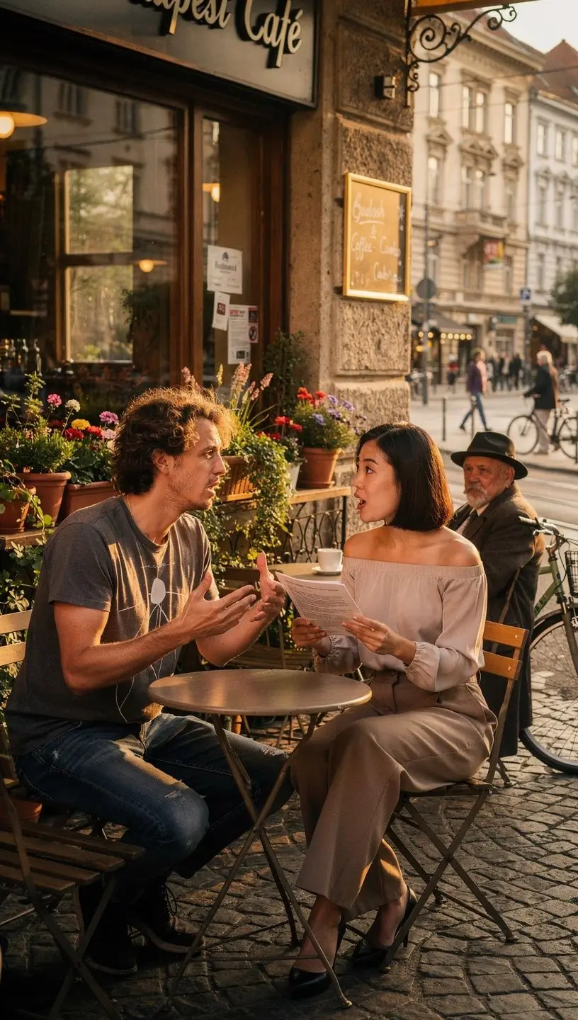 Egy fiatal színész önvizsgálata a szerepének megértéséhez tükör előtt.